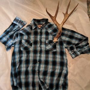 ELY Cattleman Western Cowboy Rodeo Shirt. 73